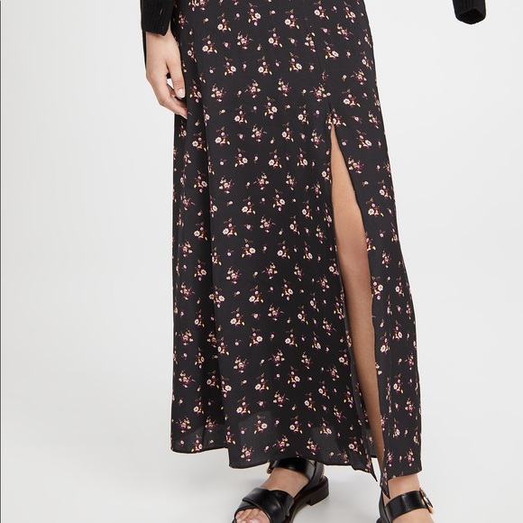 Free People Intimately Out and About Satin Floral Maxi Slip Dress - Picture 5 of 13